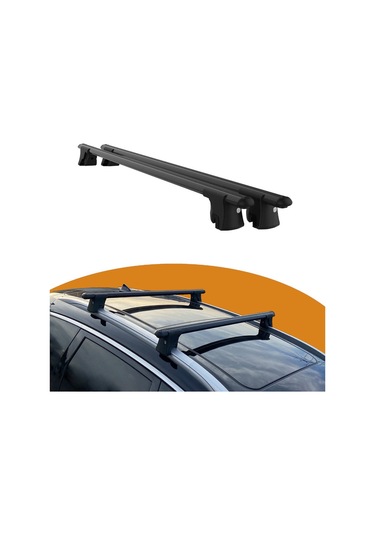 Byd Atto 3 Ev 2023-2025 İçin Araç Üstü Portbagaj Taşıma Barları, Alüminyum Çapraz Tavan Barları 2 Adet Ara Atkı - Siyah