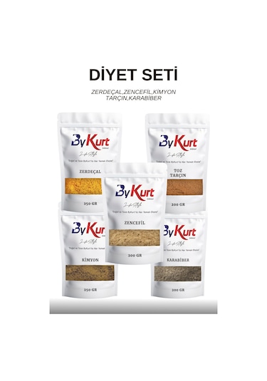 Bykurt Light & Lezzet Baharat Seti - Diyet Seti