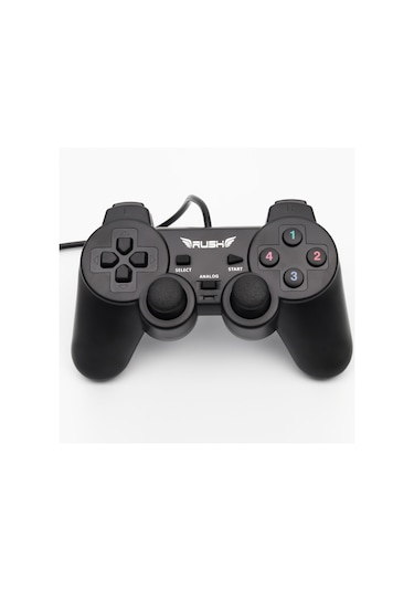 Rush Winner GP808 Çift Titreşimli PC USB Kablolu Oyun Kolu Gamepad Joystick
