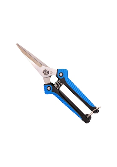 Budama Makası Makas Ağır Paslanmaz Çelik Ultra Keskin El Budama Makası Bahçe Mavi