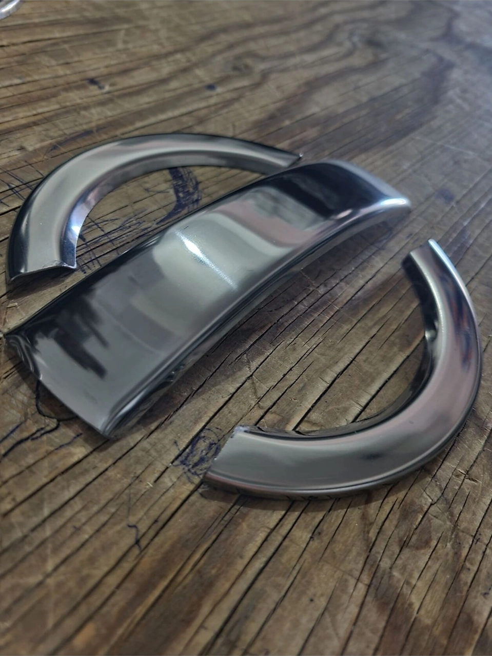 Ueskrom Fiat Doblo 2000-2010 Krom Kapı Kolu 4 Kapı Paslanmaz Çelik