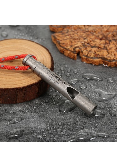 Tomshoo Ultra Hafif Titan Acil Düdük Kordonlu Açık Alan Hayatta Kalma Kampı Yürüyüşü Keşif Çok Renkli