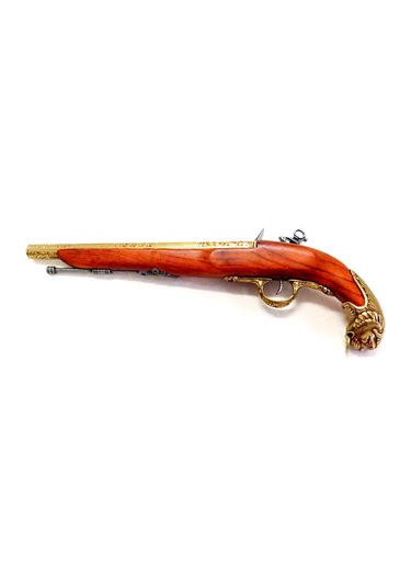 Denix Dekoratif Çakmaklı Tabanca 43 Cm, Almanya 18. Yüzyıl