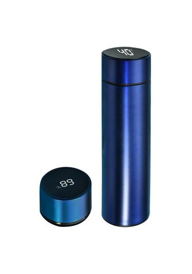 Dijital Sıcaklık Göstergeli Renkli Çelik Termos - 500 Ml Diğer