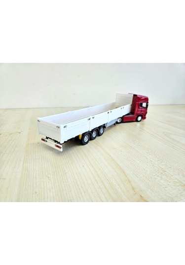 1/64 Ölçek Scanıa R730 Sal Dorseli Tır Maketi 25 Cm Boy