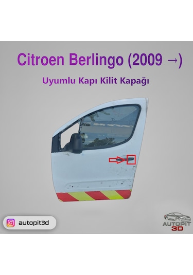 Cıtroen Berlıngo 2009 Uyumlu Kapı Kilit Kapağı