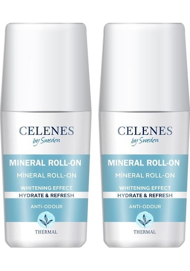 Celenes Thermal Whitening Effect Roll-On Deodorant 75 ML x 2