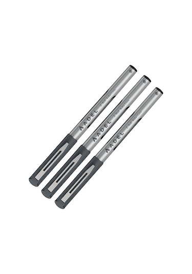 Adel Z Ball Konik Roller Kalem Siyah 3 Adet Siyah