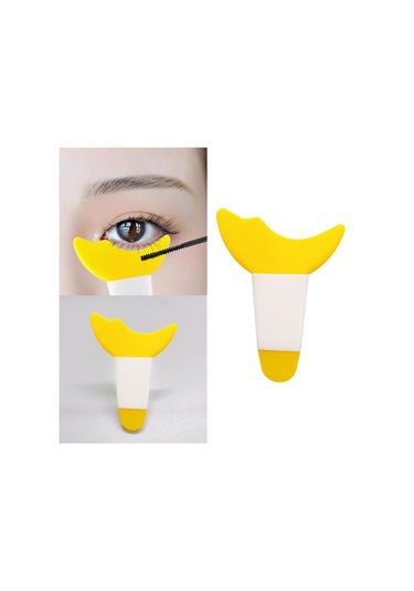 Suntek Çok İşlevli Eyeliner Şablonlar Silikon 6.9cmx5cm-sarı