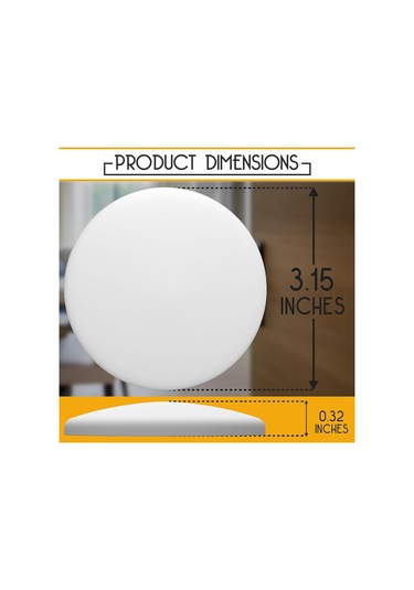 Ximistore9 Beyaz 4'lü 8x8cm Pvc Yumuşak Kauçuk Kapı Tokatçısı - Güçlü Yapıştırıcı İle Duvar Koruyucu - Sessiz Ve Şok Emici