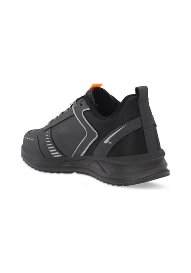 Slazenger GOLDEN I Büyük Beden Erkek  Koyu Gri Günlük Spor Ayakkabısı