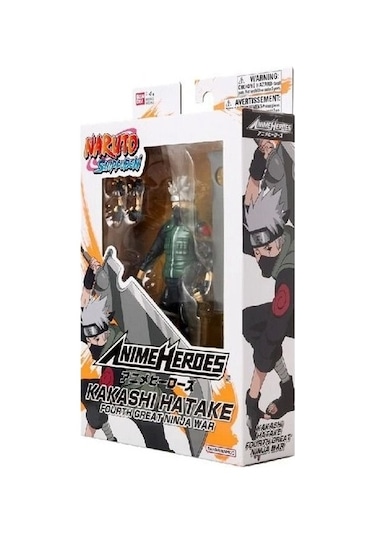 Naruto Anime Hatake Kakashi 4 Büyük Ninja Savaşı Figürü 16 Cm