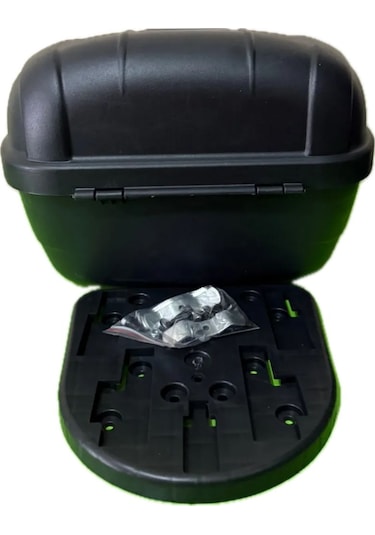 Maxx Arka Çanta 35 Lt Siyah Motosiklet Çantası Topcase