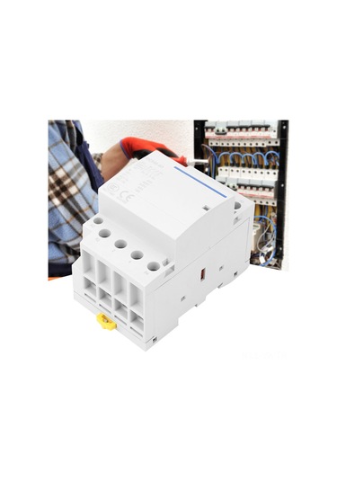 Vkemall Ev Kullanıma Uygun 4p 40a Ac Kontakörü, 2no2nc, 230v, Gürültüsüz, Güvenli Yalıtım, Kolay Kurulum