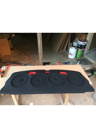 Opel Astra H Hacbek Pandizot 4x20cm Mid 2x10cm Polyesterli Portlu