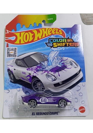 Bhr15 Hot Wheels 1:64 Ölçek El Segundo Coupe Renk Değiştiren Metal Araba 7 Cm