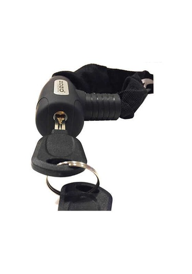 Zozo 4X120CM Anahtarlı Halat Kilit Siyah