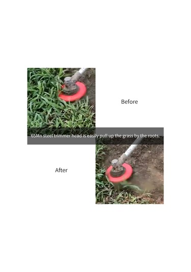 Ruicoo Dayanıklı Çim Kesme Başlığı - Paslanmaz Çelik, Kök Temizleme, Ağaç Dostu, Bahçe Ve Tarla İçin