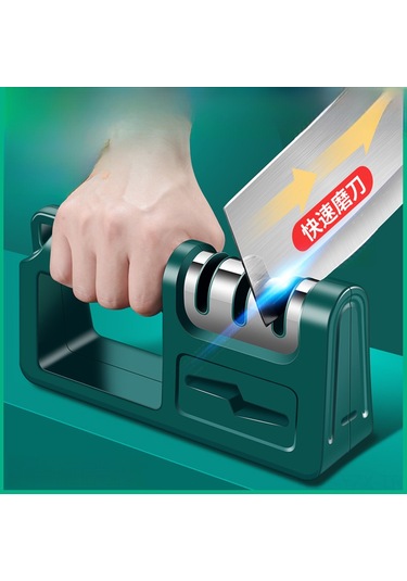 Yaozixa Mutfakta Çok Amaçlı Elden Bıçak & Makas Tasaklama Aleti - Hızlı Dört Fonksiyonlu, Dayanıklı Malzeme, Kompakt Tasarım