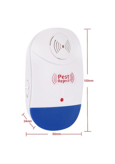 Tongxida 2'li Paket Elektronik Sıçan Ve Böcek Kovucu - 120-150 M² Kapsar - Sessiz, Kokusuz, Direğe Takılabilir