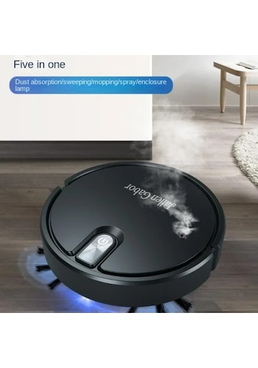 Kablosuz Akıllı Robot Süpürge Çok Fonksiyonlu Ultra Sessiz Beyaz