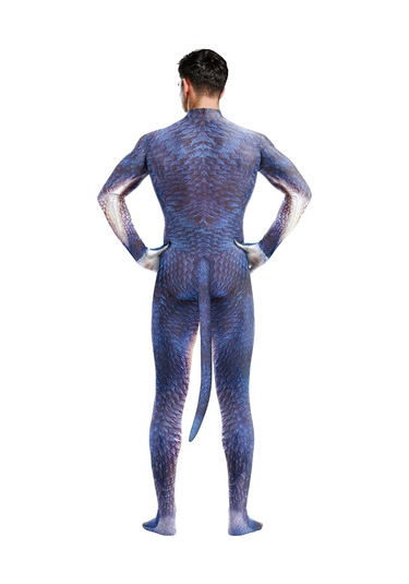 Kertenkele Cosplay Kostüm Erkek Yetişkin Hayvan Kertenkele 3d