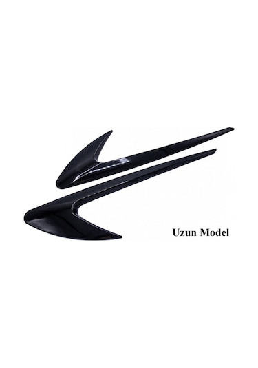 Piano Black Tampon Çamurluk Venti Çamurluk Izgara Body Kit Parlak Uzun Model