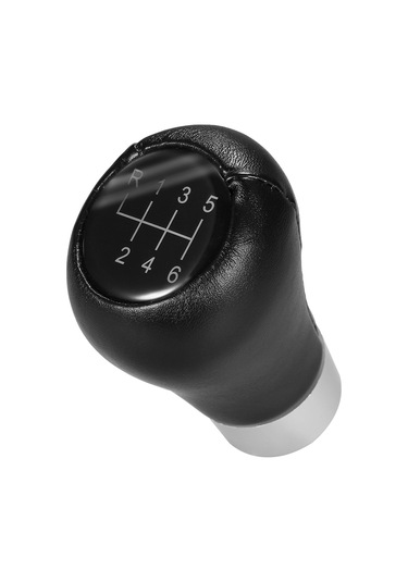 Teltree Bmw 3/5/6 Serisi E30-e90 İçin 6 Vites Manuel Vites Çubuğu Kolu - Pu Deri, Kolay Kurulum, Direk Değişim, Dayanıklı Siyah