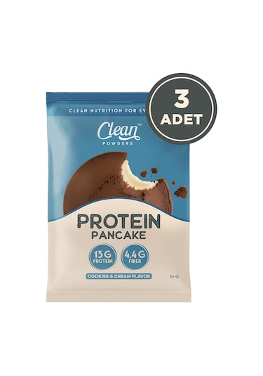 Clean Powders Protein Pancake Çikolata 3 x 55 G