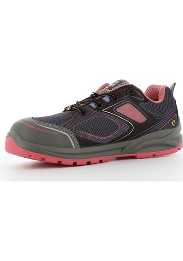 Safety Jogger Cador Pink S1p Esd Src İş Güvenlik Ayakkabısı Gri