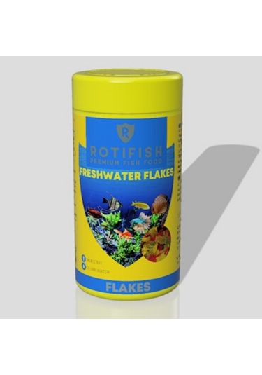 Rotifish Freshwater Fish Flake Pul Balık Yemi 100ml (12gr)