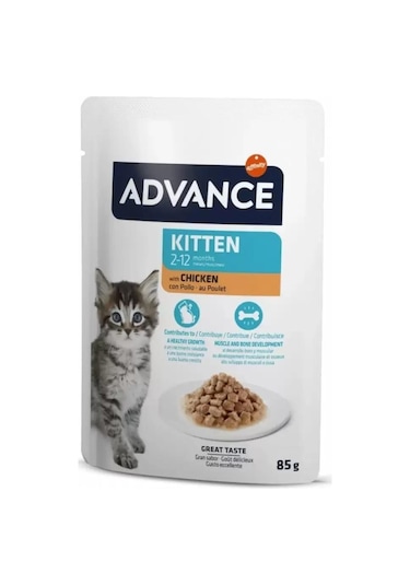 Advance Kitten Tavuklu Yavru Kedi Konservesi 85 G
