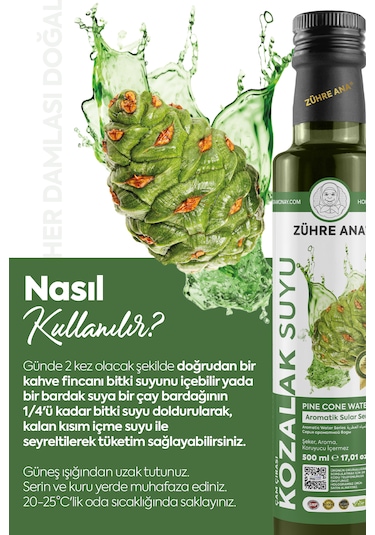 Ekstraktlı Çam Çırası Kozalak Suyu 500 Ml