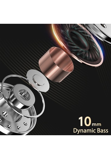 Kulak İçine Takılan Hareket Kulaklığı, Hıfı Ağızlı Bass, Mavi -