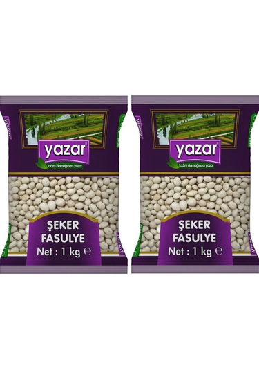 Yazar Şeker Fasulye 2 x 1 KG