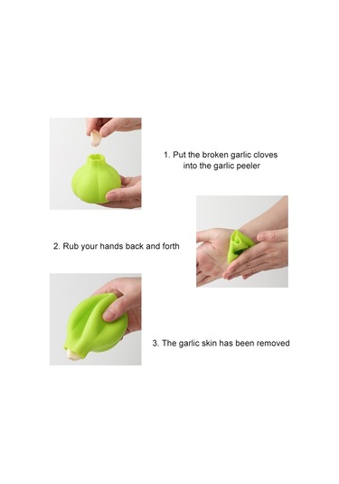 Cbtx 10 Pcs Sarımsak Soyucu Silikon Soyucu Yaratıcı Mutfak Aracı Çok Renkli