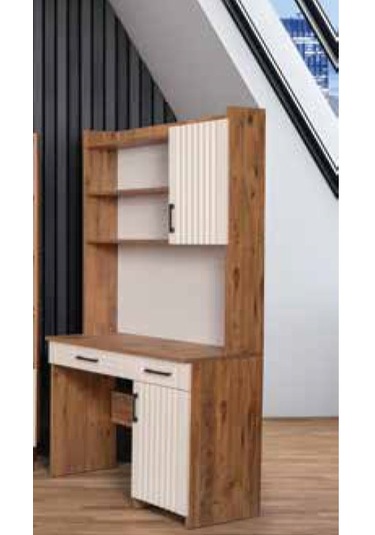 Kdl Çam - Krem İnci Çalışma Masası Çam