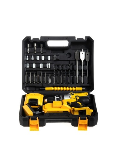 Staxx Power XR5800 58V 8Ah Samsung Akülü Darbeli Şarjlı Vidalama Matkap + 30 Parça Set