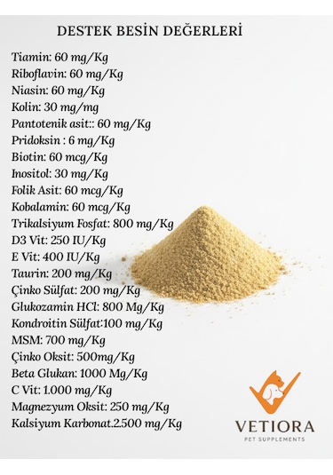 İştahsız Köpekler İçin Lezzet Etkili Toz, Mama 200 Gr