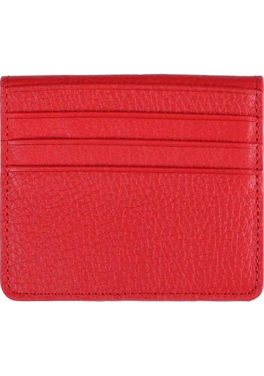 Damy Hakiki Deri Unisex Kartlık 512mg - Kırmızı
