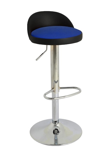 Bürocci 9560S0103 Jack Bar Sandalyesi Lacivert Deri Lacivert