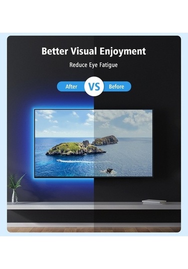 Opulentliving Geeroyoo Wifi Rgb Led Şerit Işık - Usb 5v, Müzikli, 5050 Led, 100-750cm Uzunluk Seçenekleri Diğer