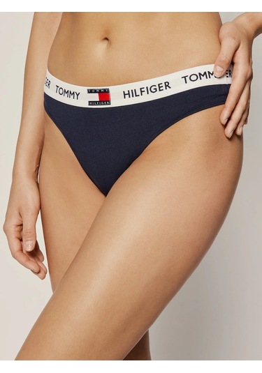 Tommy Hılfıger Kadın Tanga Uw0uw02198-chs Uw0uw02198-chs Lacivert Lacivert