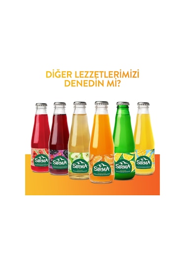 Sırma C Vitaminli Limon Aromalı Doğal Maden Suyu 200 Ml X 24 Adet
