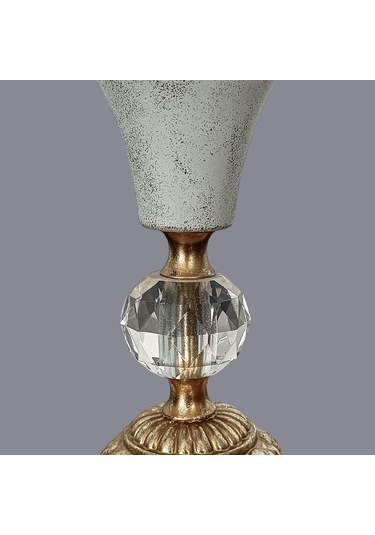 Solse Eskitme Beyaz Abajur Beyaz - Eskitme