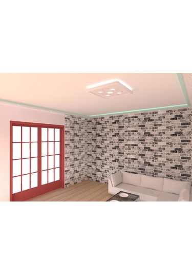 Motifpiyer Spotlu Gizli Işıklı Tavan Göbeği Sgt