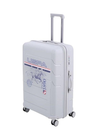 U.s. Polo Assn. Since 1890 Plvlz24075a-01 Pp Gri Büyük Boy Valiz Gri