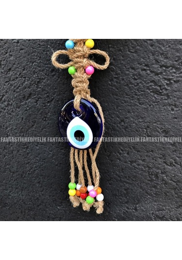 Balık Nazar Boncuk Seramik Bahçe Balkon Kapı Duvar Süs Sarkaç (387071413)