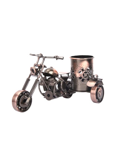 Kangvka Bronz Rengli Harley Motosikleti Simülasyon Modeli - Iron Malzeme Ev Dekorasyonu Ve Hediye Öğesi