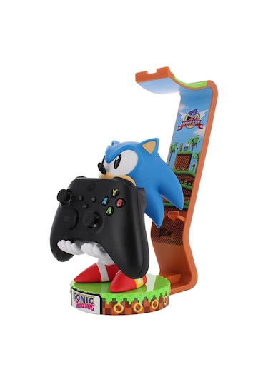 Sega Sonic Deluxe Işıklı Dualsense Dualshock Oyun Kolu Tutucu Tel